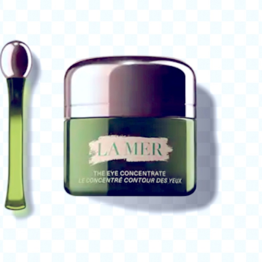 Empty jar and box La Mer eye concentrate